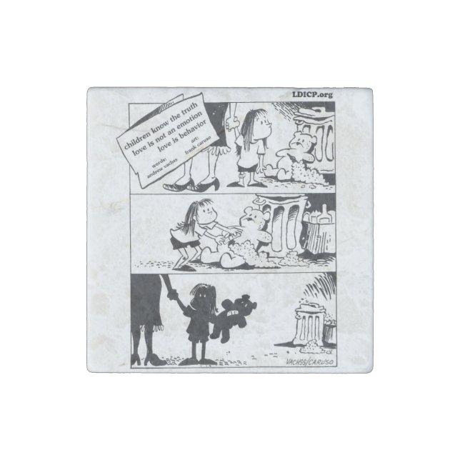 Behavior Is The Truth Stone Magnet (Front)