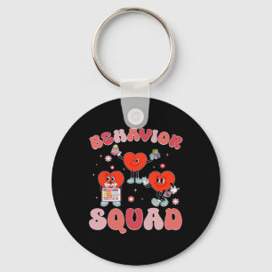Behavior Squad Aby Therapist Valentine Behavioral  Keychain