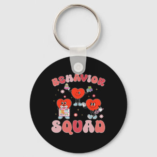 Behavior Squad Aby Therapist Valentine Behavioral  Keychain