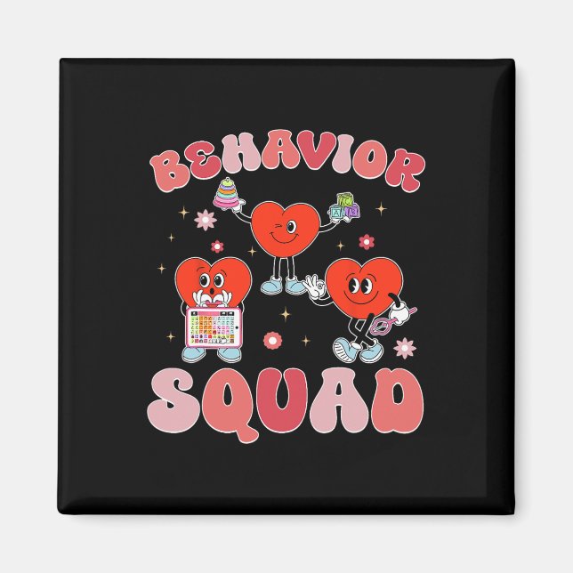 Behavior Squad Aby Therapist Valentine Behavioral  Magnet (Front)