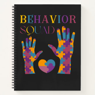Behavior Squad Applied Behavior Analysis Crew Notebook