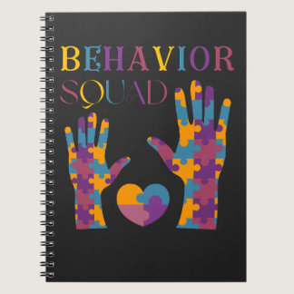 Behavior Squad Applied Behavior Analysis Crew  Notebook