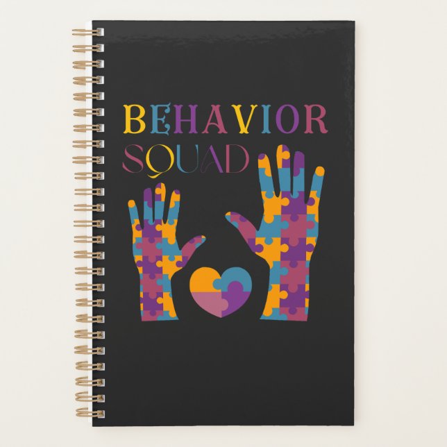 Behavior Squad Applied Behavior Analysis Crew Planner (Front)