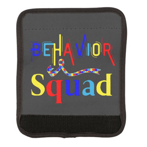 Behavior Squad April Autism Awarenes Behavior Tech Luggage Handle Wrap