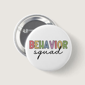 Behavior Squad | Behavior Therapist ABA Therapist Button
