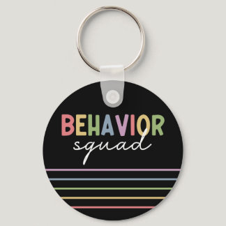 Behavior Squad | Behavior Therapist ABA Therapist Keychain