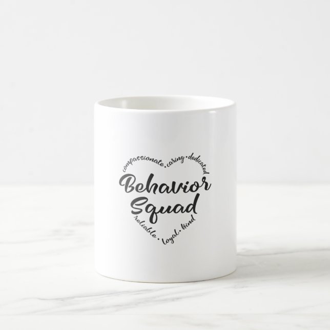Behavior squad, behavioral, analyst bcba coffee mug (Center)