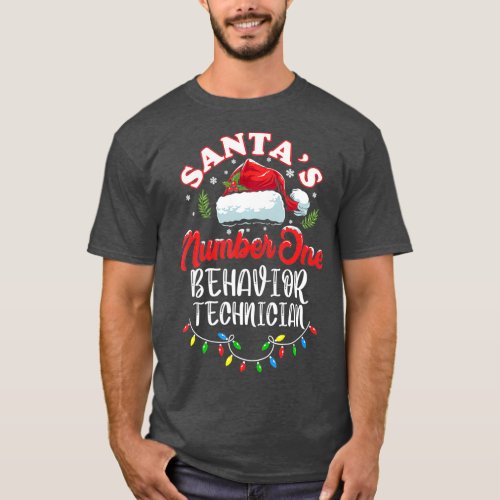 Behavior Tech Christmas Gift ABA RBT Behavior T_Shirt