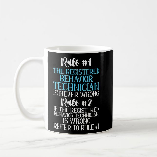 Behavior Technician Behavioral Tech RBT 5  Coffee Mug (Left)
