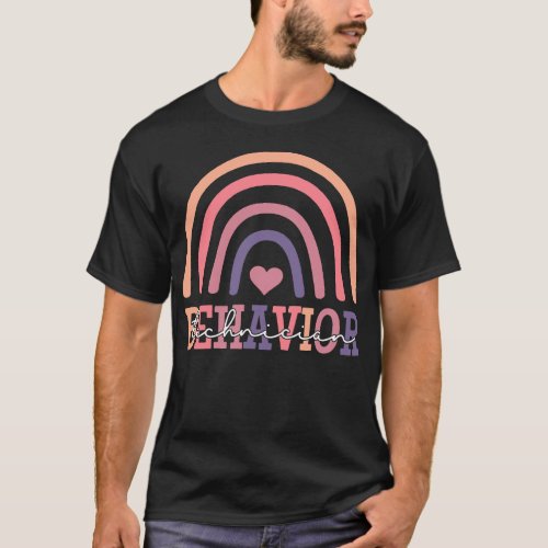 Behavior Technician Rainbow T_Shirt