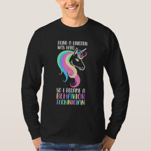 Behavior Technician Unicorn ABA Therapist T-Shirt