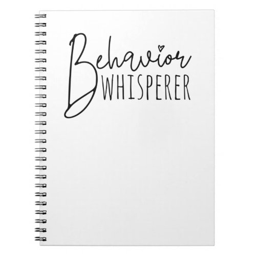 Behavior Whisperer Notebook