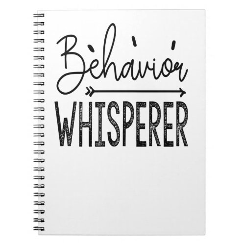 Behavior Whisperer Notebook