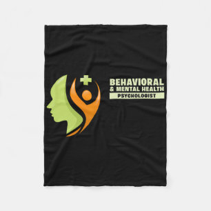 Behavioral And Mental Health Clinical Psychologist Fleece Blanket