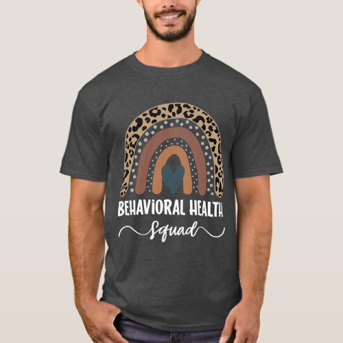 Behavioral Health Squad Rainbow Behavioral Health  T_Shirt