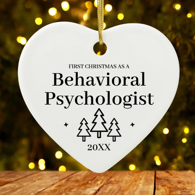 Behavioral Psychologist New Job Christmas Ceramic Ornament (Behavioral Psychologist New Job Christmas Ceramic Ornament
)