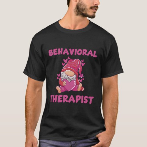 Behavioral Therapist Gnome Behavior Specialist T_Shirt