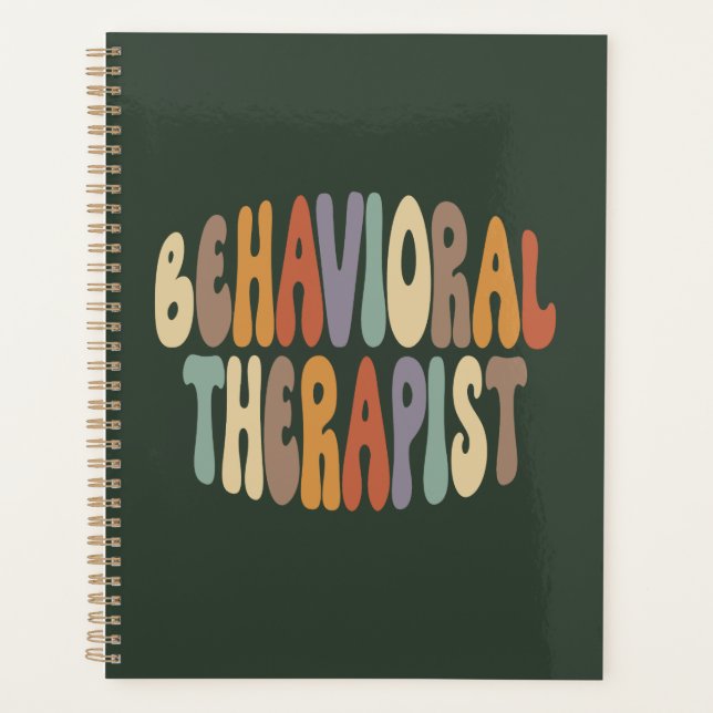 Behavioral Therapist Proud Career Profession Planner (Front)