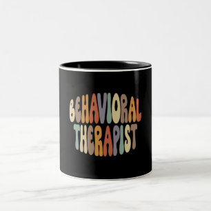 Behavioral Therapist Proud Career Profession Two-Tone Coffee Mug