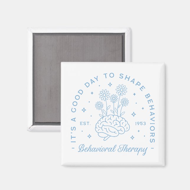 Behavioral therapy therapist aesthetic magnet (Front/Back)