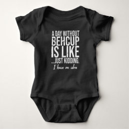 Behcup funny sports gift idea baby bodysuit
