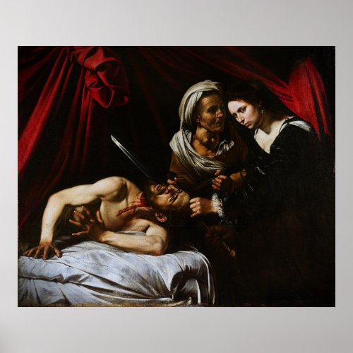 Beheading Holofernes by Caravaggio _ Fine Art Poster