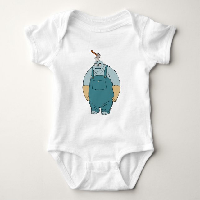 Behemoth Axe Head Baby Bodysuit (Front)