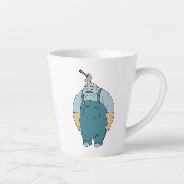Behemoth Axe Head Latte Mug (Right)
