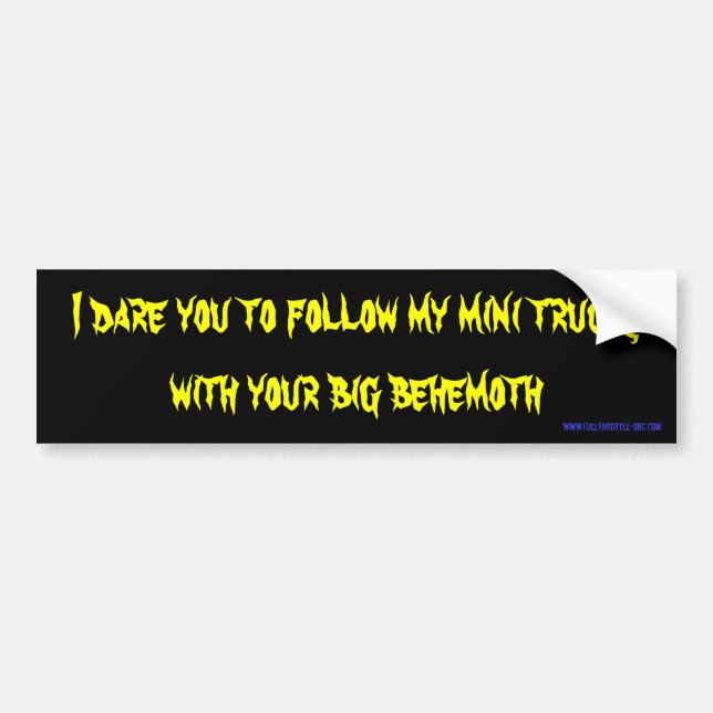behemoth bumper sticker (Front)