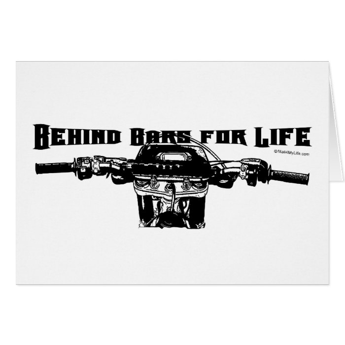 Behind Bars For Life – Motocross Card