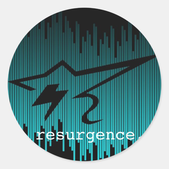 Behind Bars Resurgence Clothing Company Sticker (Front)