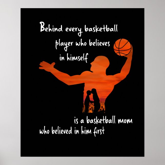 Behind Every Basketball Player Who Believed Poster (Front)