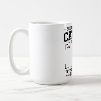 Behind every good catcher is a mom trying to take coffee mug