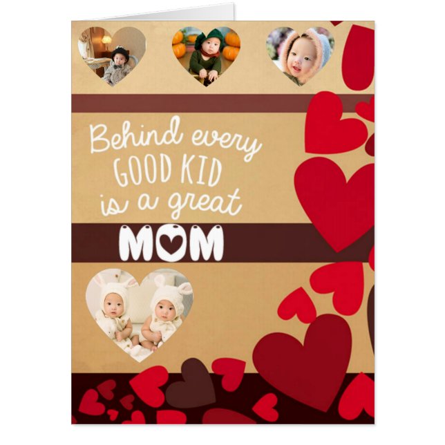 Behind Every Good Kid Mother's Day Giant Card (Front)