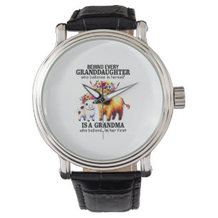 Behind Every Granddaughter Who Believes In Herself Watch