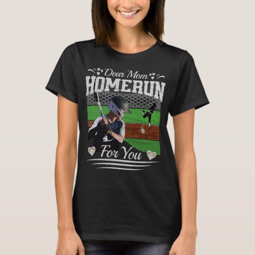 Behind Every Great Player _ A Moms Baseball Tribu T_Shirt