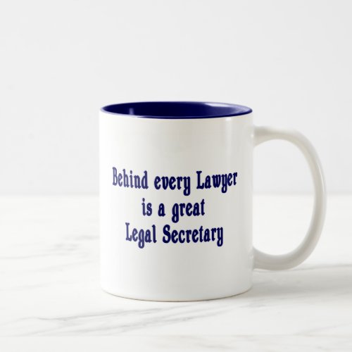 Behind Every Lawyer _ Paralegal Mug