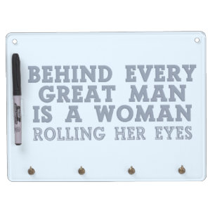 Behind Every Man custom color message board