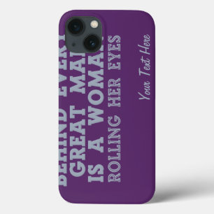 Behind Every Man custom iPad case