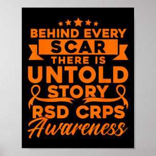 Behind Every Scar Rsd Crps Awareness  Poster