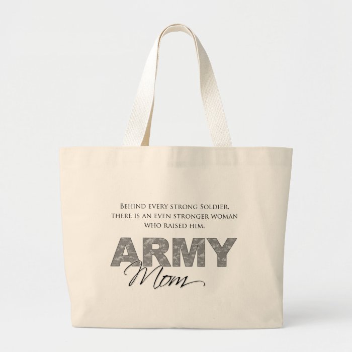 Behind Every Strong Soldier 1 Tote Bags