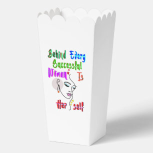 Behind Every Successful Woman Is Herself Favor Boxes