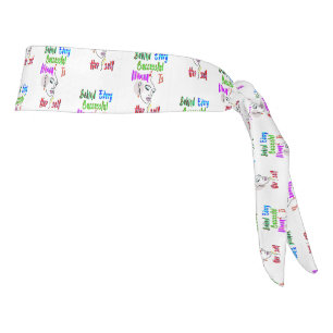 Behind Every Successful Woman Is Herself Tie Headband