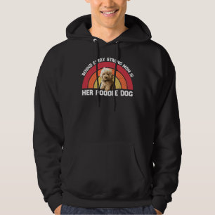 Behind Evey Strong Mom Is Her Funny Poodle Mom Gif Hoodie