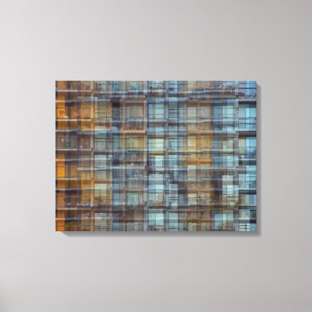 Behind MOCA X4 Canvas Print (Front)