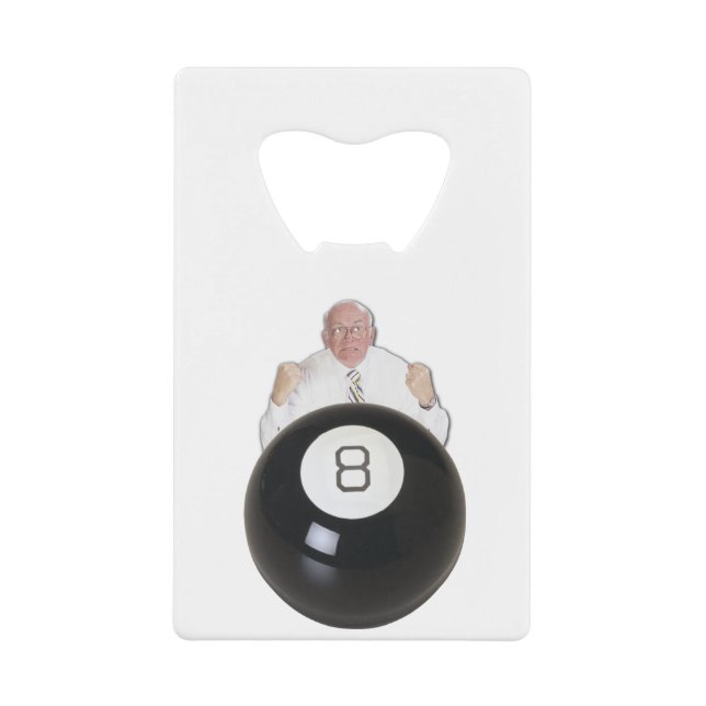 Behind the 8 Ball Credit Card Bottle Opener (Front)