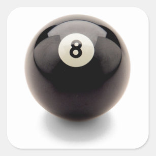 Realistic 8 Ball Pool Billiards Eight Ball Sticker for Sale by cinemapool