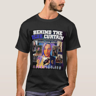 Behind the Blue Curtain Listener Banner T-Shirt