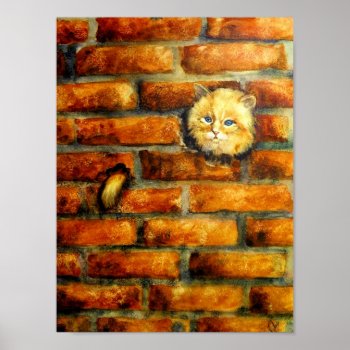 Behind The Brick Wall Fine Art Prints by jaisjewels at Zazzle