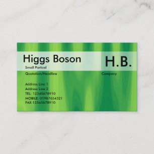 Behind the Green Curtain Business Card